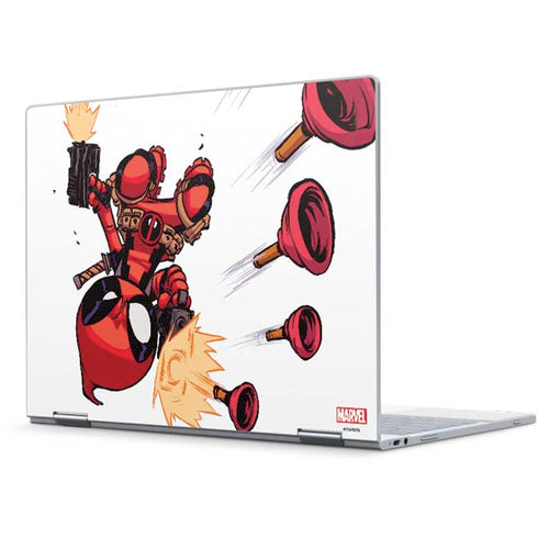 Marvel Deadpool Babypool Shooting Pixelbook Skin
